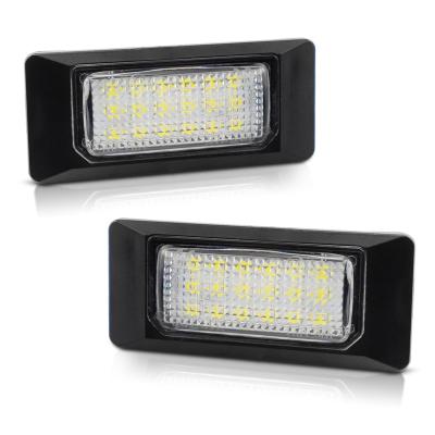 China Aluminum+PC high quality led license plate light for Seat Alhambra Ibiza for skoda super octavia fast led license plate lights for sale