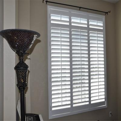 China Resists Moisture Adjustable PVC Window Shutter Vinyl Plantation Shutters for sale