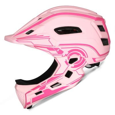 China Helmet Adult Hot Sale Safety Order Accept Kids Sports Helmet With Detachable Full Face Guard Helmet For Kids for sale