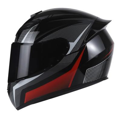 China Wholesale Adult Safety Helmet Full Face Motorcycles Helmet With HD Lens Breathable E-Bike Helmet Riding for sale