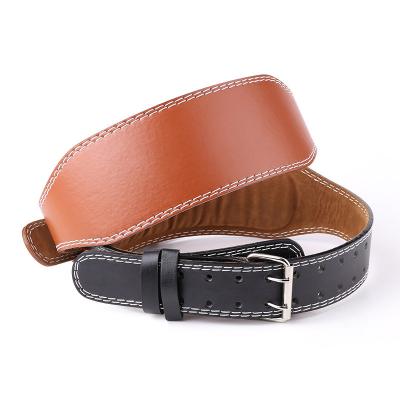 China Adjustable Waist Sports Waist Support Belt Leather Adult Lower Brace Support for sale