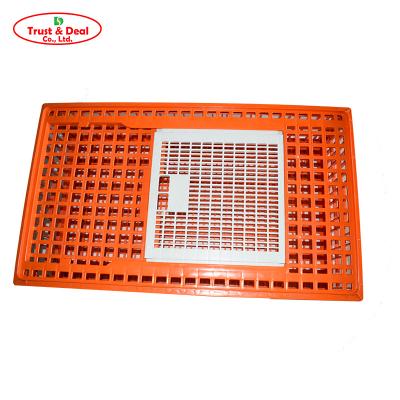 China High Quality Live Chicken HDPE Orange Color Poultry Transport Cage for sale