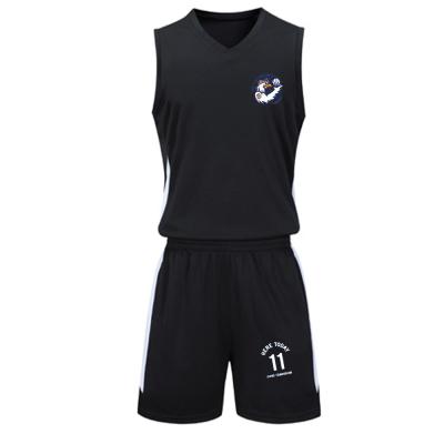 China Breathable Offset Heat Transfer Print Customize Basketball Suit Tank Tops And Shorts Sets Offset Heat Transfer Print Custom Kids Tracksuits for sale