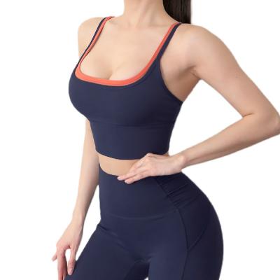 China Sweat-Wicking Sports Underwear Women Stereotypes Yoga Vest Quick-Drying Anti-Sagging Anti-Sagging Wear Training Shockproof External Running Fitness for sale