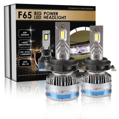 China Head light F65 H03 H7 130W 20000 lumen plug and play led headlight bulb specially made for HYUNDAI for KIA for ACCORO for sale