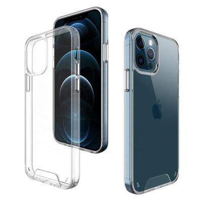 China Shockproof Anti-drop TPU Hard PC Case For Mobile Phone Clear iPhone 13 Pro Space Transparent Rugged Clear Case Max Premium Space for sale