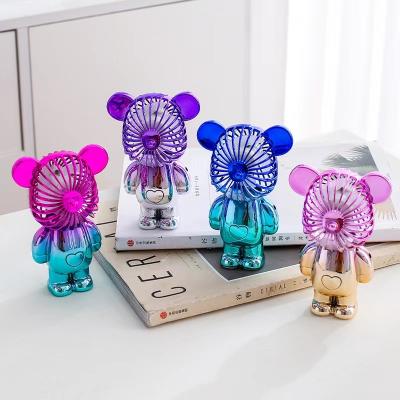 China ifan household bear USB three-speed adjustment handheld fan electroplating process minute for sale