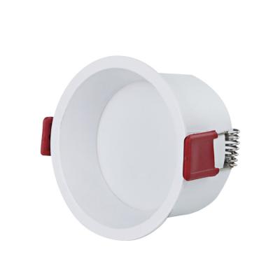 China Modern Commercial Aluminum Anti Glare Narrow Edge Hidden Indoor Lighting Recessed Spotlight Led Downlight for sale