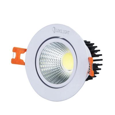 China Modern round 7w anti-glare recessed ceiling light 100-240V downlight led down light for room for sale