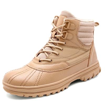 China Waterproof Men Waterproof Outdoor Shoes Heighten Desert Combat Army Tactical Military Boots for sale