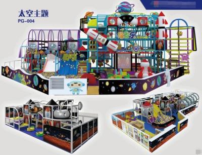 China Indoor soft playground in fantasy colors design  for kids with space theme for sale