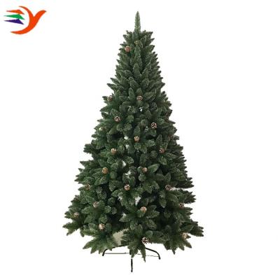 China Christamas Home Decoration China Manufacturer Artificial 7ft White Rolling Painted PVC Christmas Tree for sale