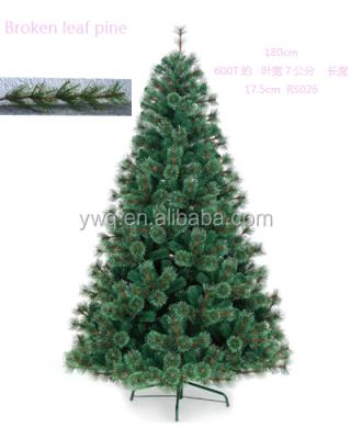 China Indoor and Outdoor Use Spruce Artificial Plant Fir Tree Pine Needles Plastic Artificial Christmas Tree for sale