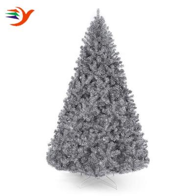 China Christamas Home Decoration 6ft Artificial Silver Braid Outdoor Artificial Christmas Tree for sale