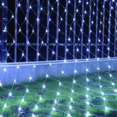 China Indoor Custom Outdoor Wall Decoration 1.5*1.5m Mesh Led Net Christmas Light for sale