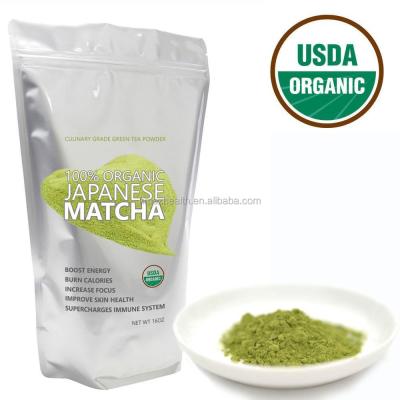 China Japanese Green Decaffeinated Matcha Tea Powder 100% Natural Organic Diet Chinese Tea for sale