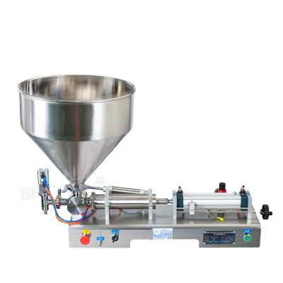 China Food Bespacker G1WTD Semi-automatic Single Head Honey Chocolate Sauce Water Bottle Cream Filling Packaging Machine for sale