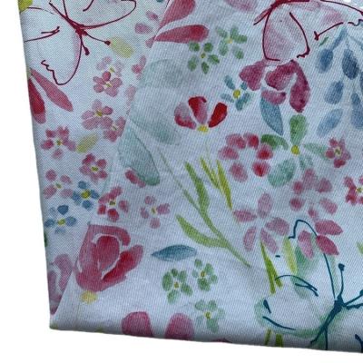 China New design anti-static high quality cheap cotton digital printing 100% flower printed fabric for sale