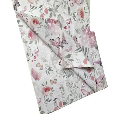 China Latest Design OEM Fabrics Soft Breathable Floral Digital Printed 100% Cotton Anti-Static For Dress Clothes for sale