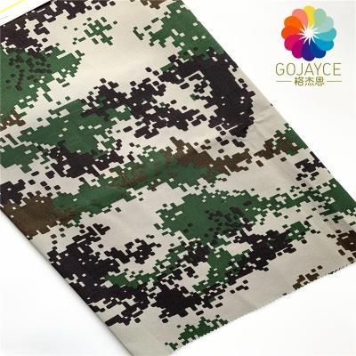 China Waterproof polyester/cotton woven canvas tent waterproof fabric hydrostatic function camouflage fabric for outdoor products for sale