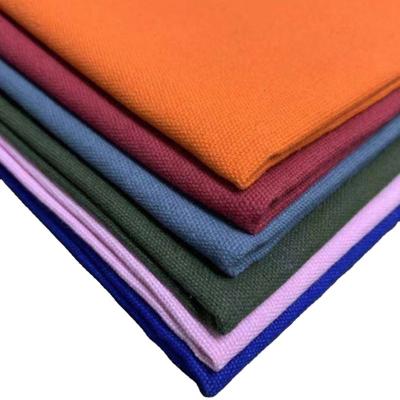 China TC Woven Canvas Fabric Shrink-Resistant Recycled Stock For Making Bags Awnings Uniforms And Shoes for sale