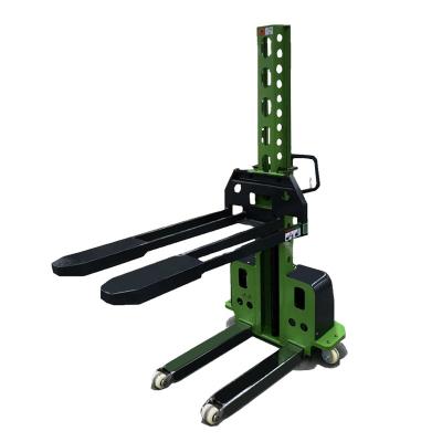 China Sharefer Portable Electric Stacker Pallet Lift Stackers 500kg 700kg 0.5Ton 0.7 Ton Self Loading /unloading for Hotels Lifting 1.3-1.6m for sale