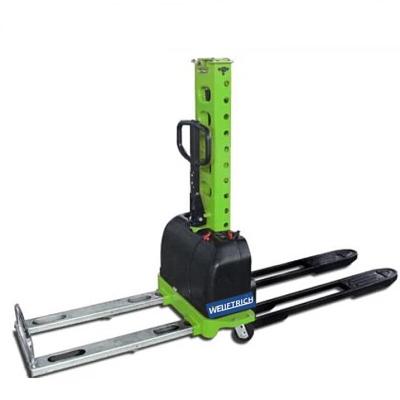 China Hotels Sharefer 0.5T 0.7T 500KG 700KG Standalone Lifting Stacker 24V 20AH 30AH Semi-Electric Use Take Warehouse Goods for sale