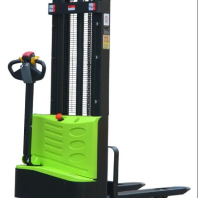 China Garment Shops 1.5ton 1500kg Walkie Standalone Full Lift Electric Pallet Stacker 3m ES-15PS Lifting Height 1.6m for sale