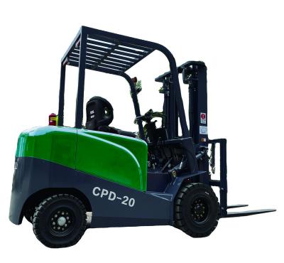 China Hotels Sharefer 1.5ton 2ton 4 wheels lithium battery small electric stacker forklift lifting height 3m for sale