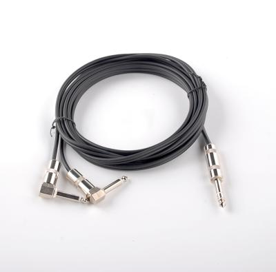 China audio & Video Join TS 2 Mono Audio Straight Pole Nickel Shell OD 7.5 6.35mm European Quick Plug and Play for sale