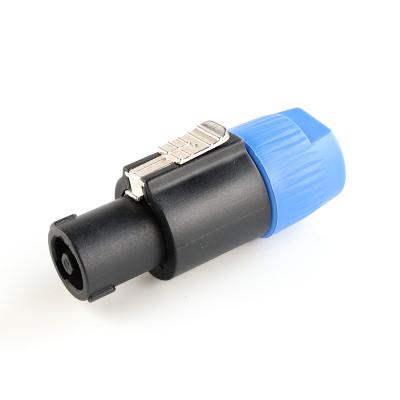 China Use for the A.W.G. 16 Gauge Speaker Cables Twist Lock 4 Pin Audio Speaker Plug Connector Plug for sale