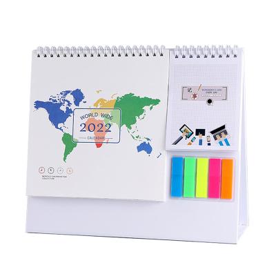 China Table Calendar 2022 Color Notepad Desk Calendar Notepad Calendar for sale