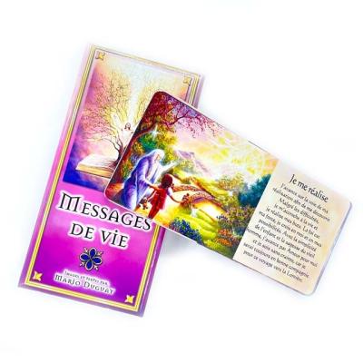 China Wholesale Custom Printed Deck Paper Tarot Card Oracle Deck Playing Card Game With Book And Box for sale