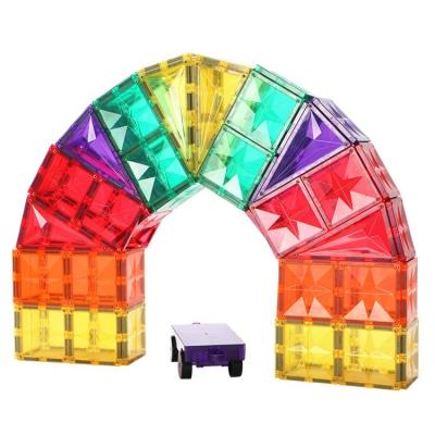 China mntl 108pcs ABS Toy Plastic building block star magnet tile toy magnetic block educational toy magnetic building block for kids for sale