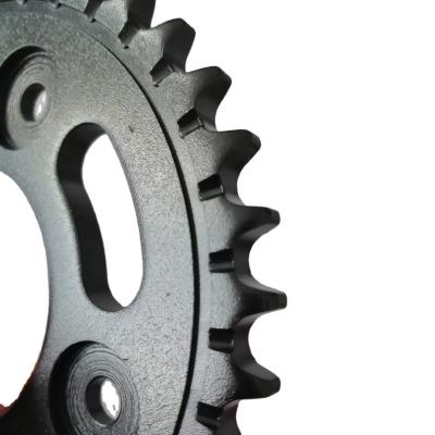 China Steel hot and hard 45# quality with 45# for motorcycle sprocket and chain for sale