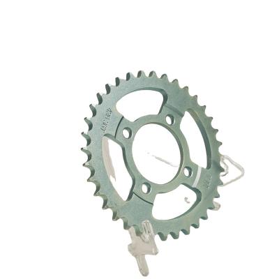 China Hot Sales And High Quality Steel With Heat Treatment Motorcycle Sprocket And Chain for sale