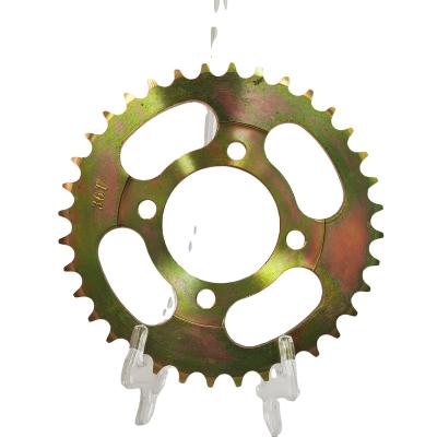 China High quality 1045 steel material with heat treatment for motorcycle sprocket and chain for sale