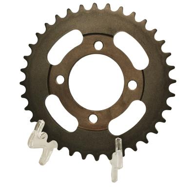 China High quality best material 1045 or 20Crl steel with heat treatment for motorcycle sprocket and chain for sale