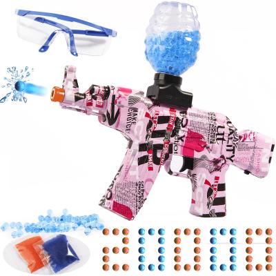 China 2022 New Toy Ball Blaster AKM-47 Material Outdoor Splash Ball Gun Eco-friendly Electric Splat Gun For Adults And Kids Shooting Team Game for sale