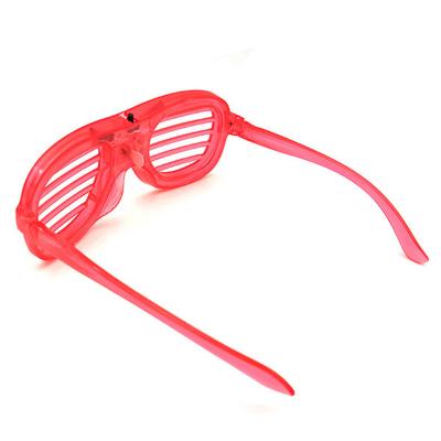 China 2022 Hot Sale Custom Platic Wholesale Neon Glow Led Light Up Sunglasses Halloween Christmas Party Glasses With Led Light for sale