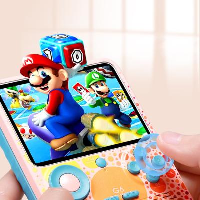 China Retro Cute Classic Games Handheld Portable Children Mini Game Console 500 Built-in Video Game Console G6 3.0