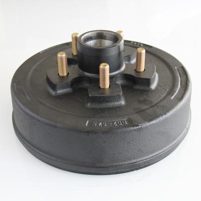 China Trailer Trailer brake hub  5 hole 4.5 -inch indexing circle brake drum Kits For 3500 Lbs for sale