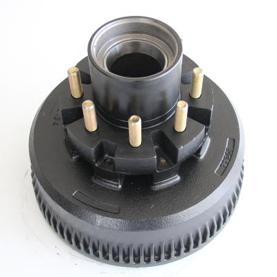 China Trailers Manufacturer Of 12000Lbs 12 Inch Rv Trailer Brake Hub And Drum 12' Electric Drum Brake Assembly With 8 well for sale