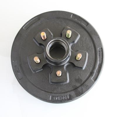 China Trailers 3.5k Lbs 10 Inch Rv Trailer Brake Hub And Drum 10' Electric Drum Brake Assembly With 5 Plgu 1/2-20 Press In Stud for sale