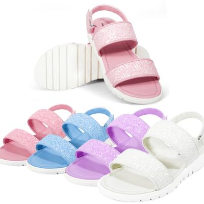 China Fashion Trend Hot Sale Children Slippers Wheels Strap On Shoes Girl Sandals 2021 for sale