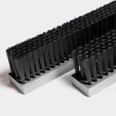 China Industrial Technical PVC Nylon Base Board Tufted Scrub Flat Lath Brushes for sale