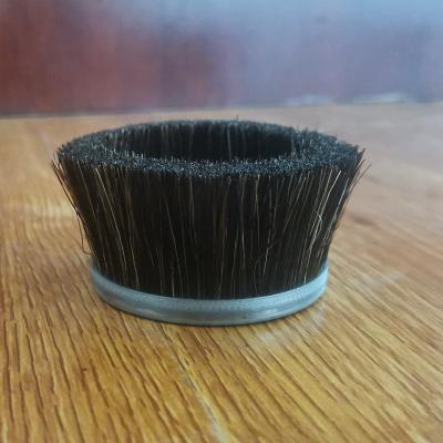 China Customized Horse Hair Dope Round Seal Brush Side Round Brush For Vacuum Cleaner for sale