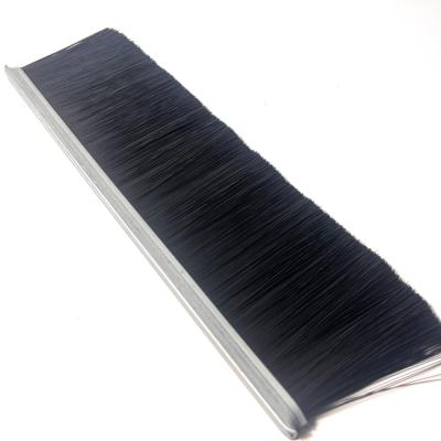 China Customized Nylon PP Black Sealing Straight Strip Brushes for sale