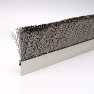 China Custom Stainless Steel Wire / Copper Wire Strip Brush For Industrial Polishing for sale