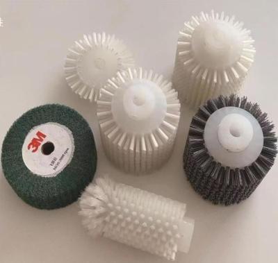 China Nylon / Abrasive / Scouring Pad Shoe Cleaning Roller Brush For Shoe Cleaning Machines for sale